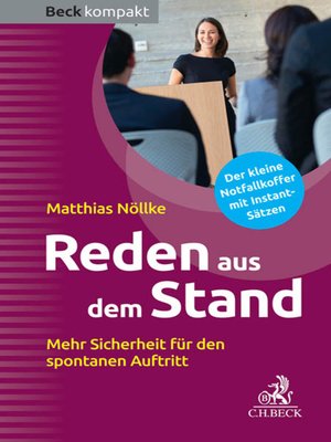 cover image of Reden aus dem Stand